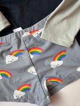 Load image into Gallery viewer, Whistle &amp; Flute Rainbow Swimsuit Size 7/8
