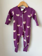 Load image into Gallery viewer, Parade Organics Cat Print Romper 6-12M
