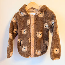Load image into Gallery viewer, Joe Fresh Teddy Sherpa Jacket Size 4
