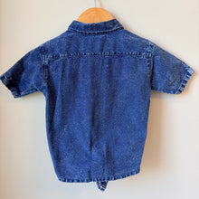 Load image into Gallery viewer, Vintage Young Wear Acid Wash Denim Button Up Size 4/5
