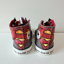 Load image into Gallery viewer, Superman High Top Converse Chuck Taylor Size 3INF
