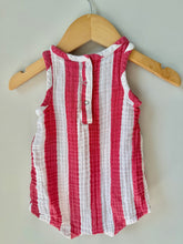 Load image into Gallery viewer, Old Navy Striped Hot Dog Romper 3-6M
