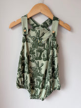 Load image into Gallery viewer, Kate Quinn Bamboo Cactus Romper 12-18M
