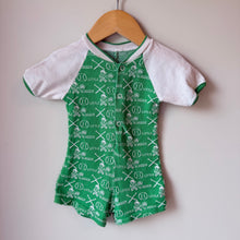 Load image into Gallery viewer, Vinatge Little Slugger Romper 3-6M
