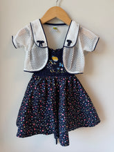Load image into Gallery viewer, Vintage Carrot Garden Girl Dress and Shawl Size 2
