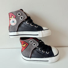 Load image into Gallery viewer, Superman High Top Converse Chuck Taylor Size 3INF
