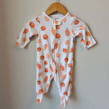 Load image into Gallery viewer, Pumpkin Footie 0-3M
