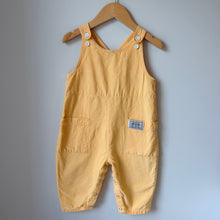Load image into Gallery viewer, Vintage BabyGap Yellow Cotton Overalls 12-18M
