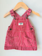 Load image into Gallery viewer, Osh Kosh Striped Jumper Dress 12M
