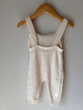 Load image into Gallery viewer, Unknown Brand Knit Ruffle Romper 12M
