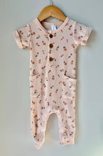 Load image into Gallery viewer, Modern Moments Waffle Flower Romper 12M
