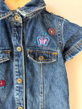 Load image into Gallery viewer, Vintage Carter’s Pleated Embroidered Dress 24M
