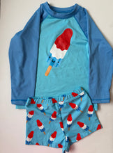 Load image into Gallery viewer, Whistle &amp; Flute Popsicle Swimsuit Size 7/8
