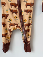 Load image into Gallery viewer, Unbranded Cowboy Hero Bamboo Footie 0-3M
