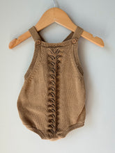 Load image into Gallery viewer, Little Plant Knit Romper 12M
