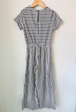 Load image into Gallery viewer, Zara Black Striped Romper Size 8
