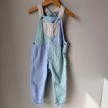 Load image into Gallery viewer, H&amp;M Colour Block Overalls 2-3Y

