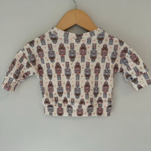 Load image into Gallery viewer, Dear Aspen Nutcracker Waffle Crewneck 0-3M
