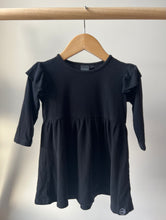 Load image into Gallery viewer, Wooley Doodle Long Sleeve Flutter Dress 18-24M

