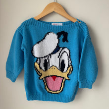 Load image into Gallery viewer, Vintage Handmade Knit Donald Sweater 3-4Y
