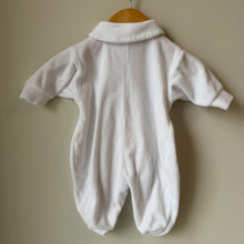 Load image into Gallery viewer, Vintage Snugabye Terry Embroidered Footie 0-3M
