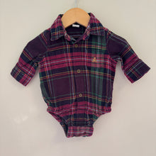 Load image into Gallery viewer, BabyGap Flannel Onesie 0-3M
