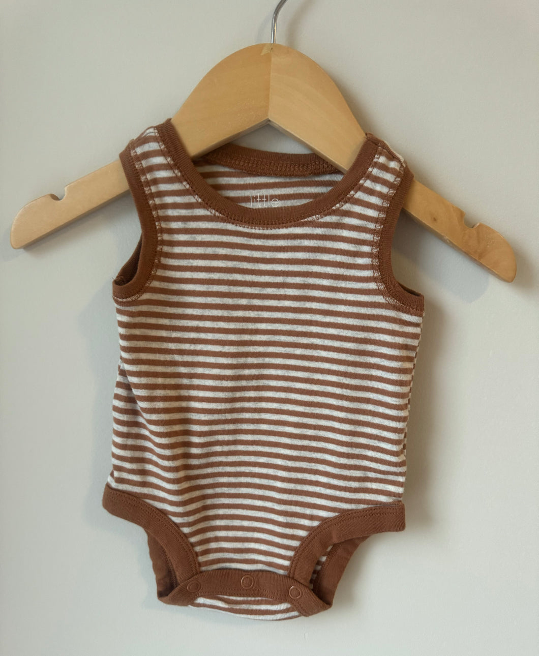 Little Planet Striped Tank Onesie 3M