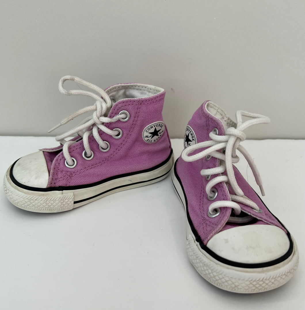 Converse Purple High Tops Size 4