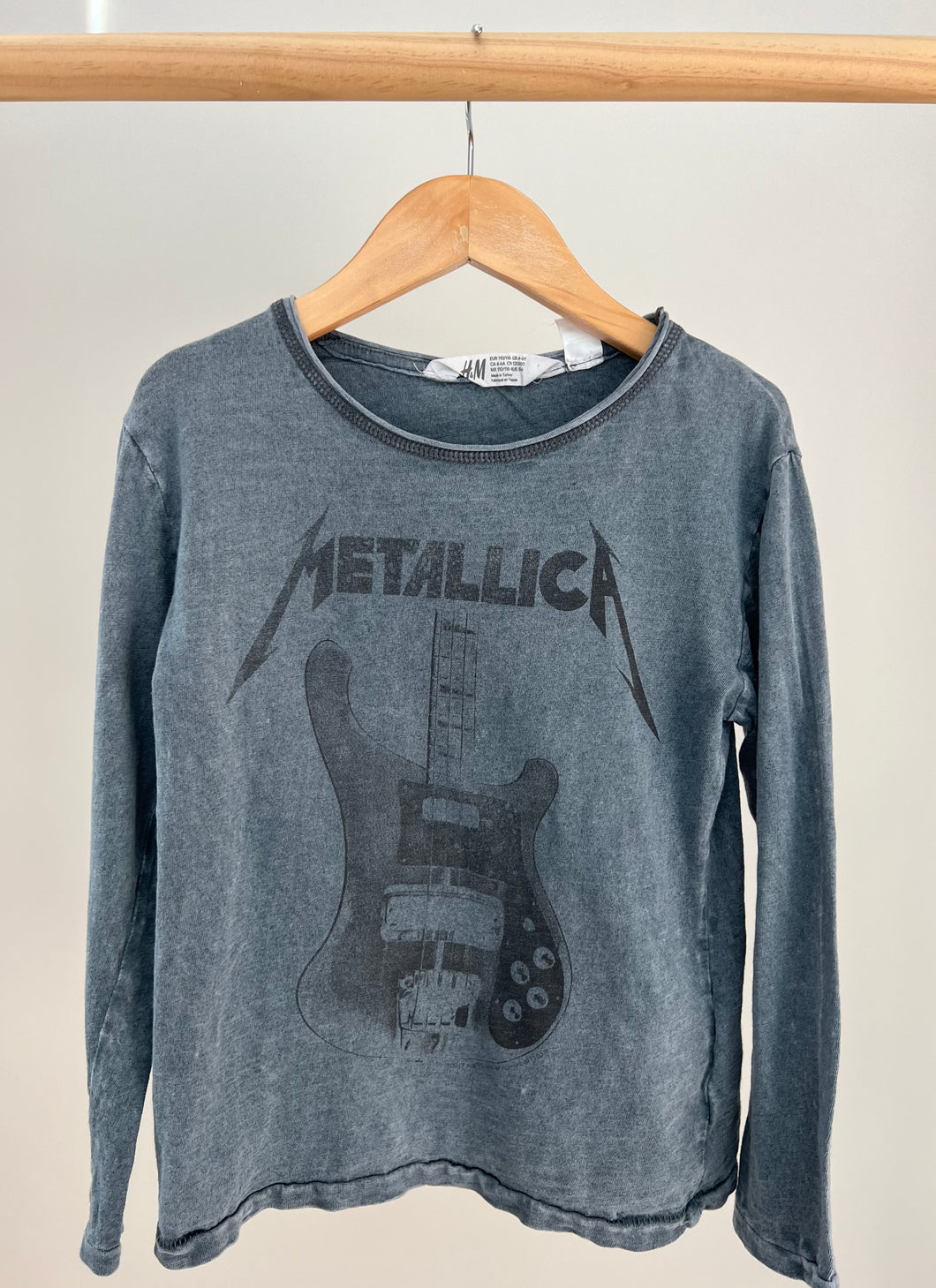 H&M Metallic Long Sleeve 4-6Y