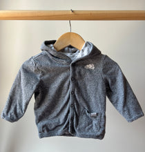 Load image into Gallery viewer, Roots Teddy Ear Salt &amp; Pepper Cardi 6-12M
