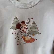 Load image into Gallery viewer, Bartley Baby Co Mickey Snowboarding Crewneck 6-12M
