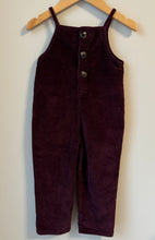 Load image into Gallery viewer, Joe Fresh Maroon Corduroy Overalls Size 2
