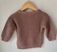 Load image into Gallery viewer, Little Navy Knit Sweater 6-9M
