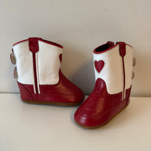 Load image into Gallery viewer, Old West Poppets Infants Leather Boots Size 3 INF
