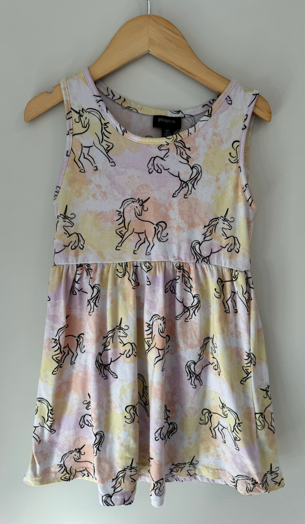 Unicorn Dress Size 6X