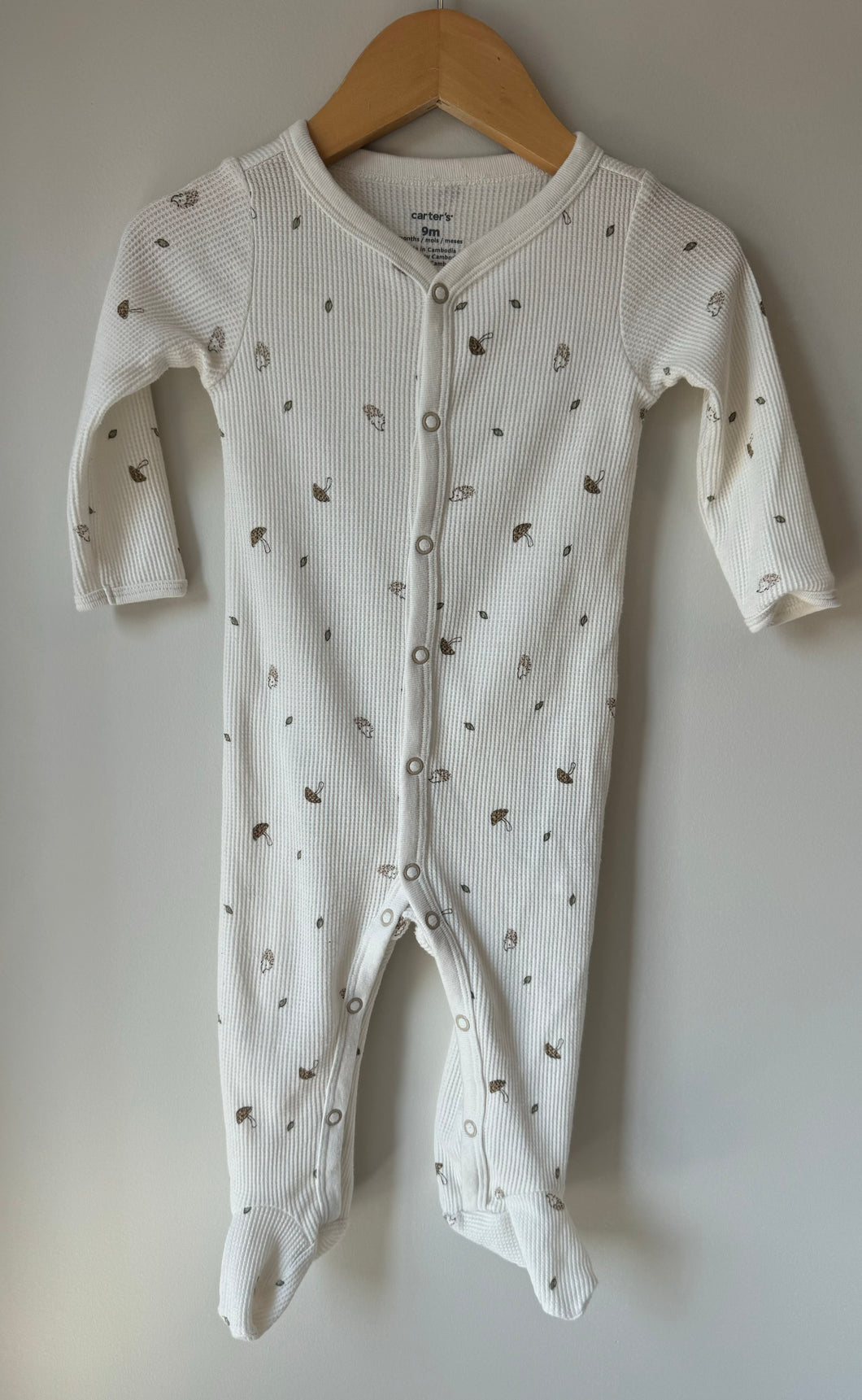 Waffle Woodland Footie 9M