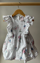 Load image into Gallery viewer, Floral Ruffle Sleeve Dress &amp; Diaper Cover 18M
