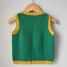 Load image into Gallery viewer, Vintage Knit Dump Truck Sweater Vest 18-24M
