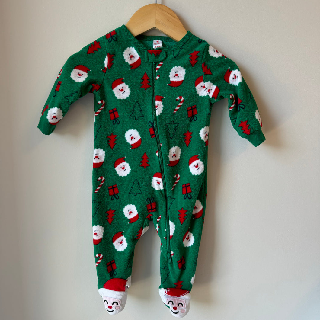 Joe Fresh Santa Footie 3-6M