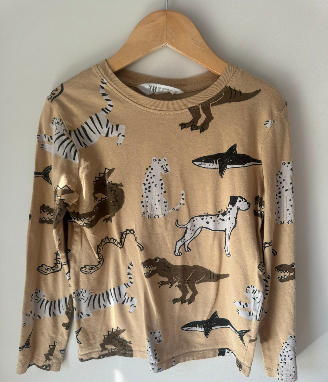 H&M Animal Top 6-8Y