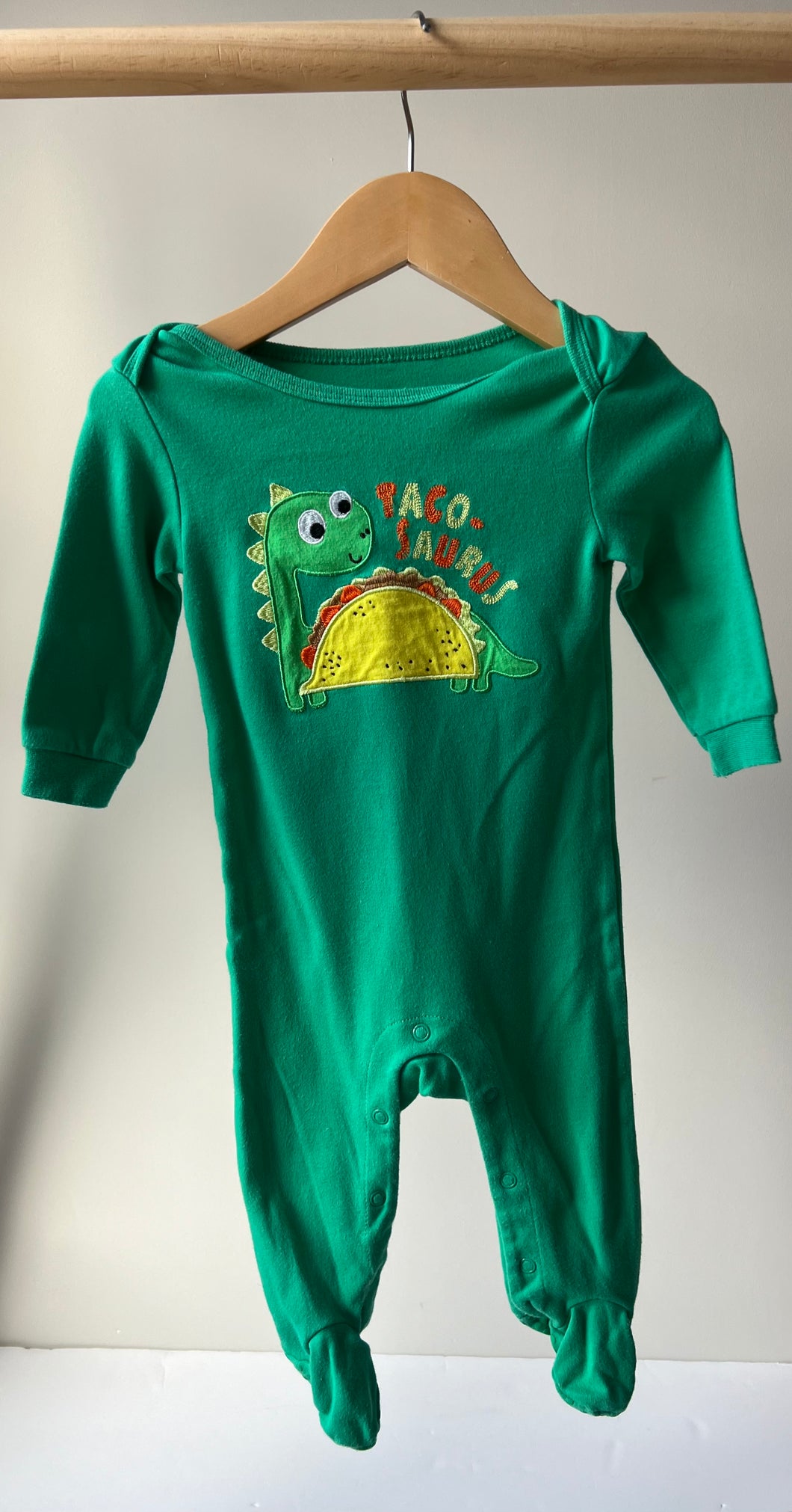 Taco-saurus Footie 6-12M