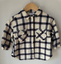 Load image into Gallery viewer, Zara Flannel Button Up 12-18M
