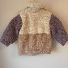 Load image into Gallery viewer, H&amp;M Collared Teddy Coat 4-6M
