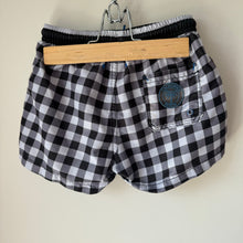 Load image into Gallery viewer, Zara Gingham Swim Shorts Size 6-7

