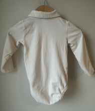 Load image into Gallery viewer, H&amp;M Bow Tie Onesie 9-12M
