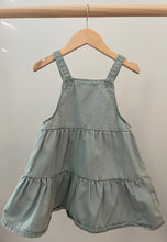 Load image into Gallery viewer, Wonder Nation Green Denim Dress 3T
