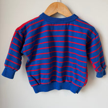 Load image into Gallery viewer, Vintage Peanut Power Red Stripe Crewneck 18M
