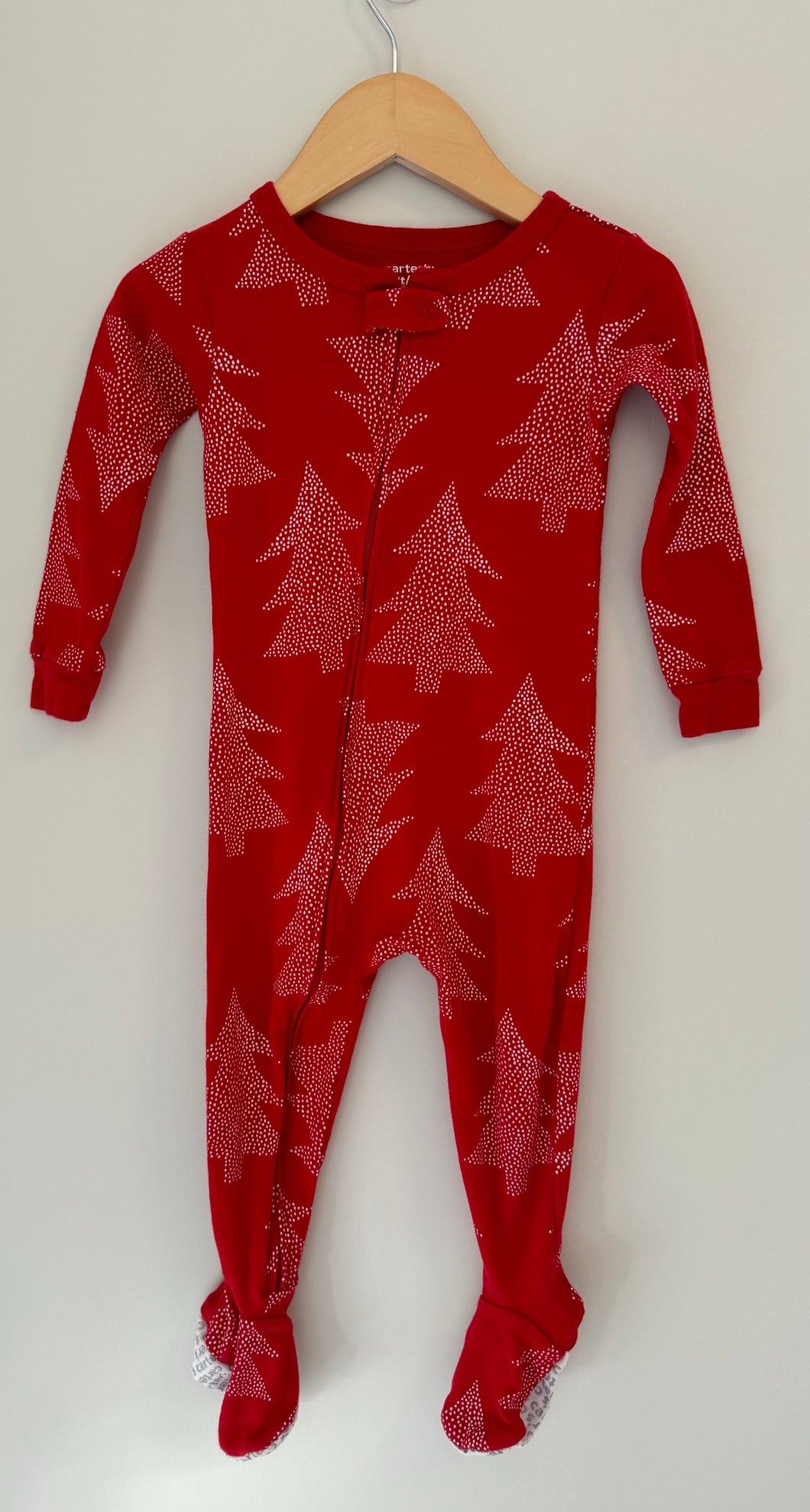 Carter’s Red Tree Footie Size 2T