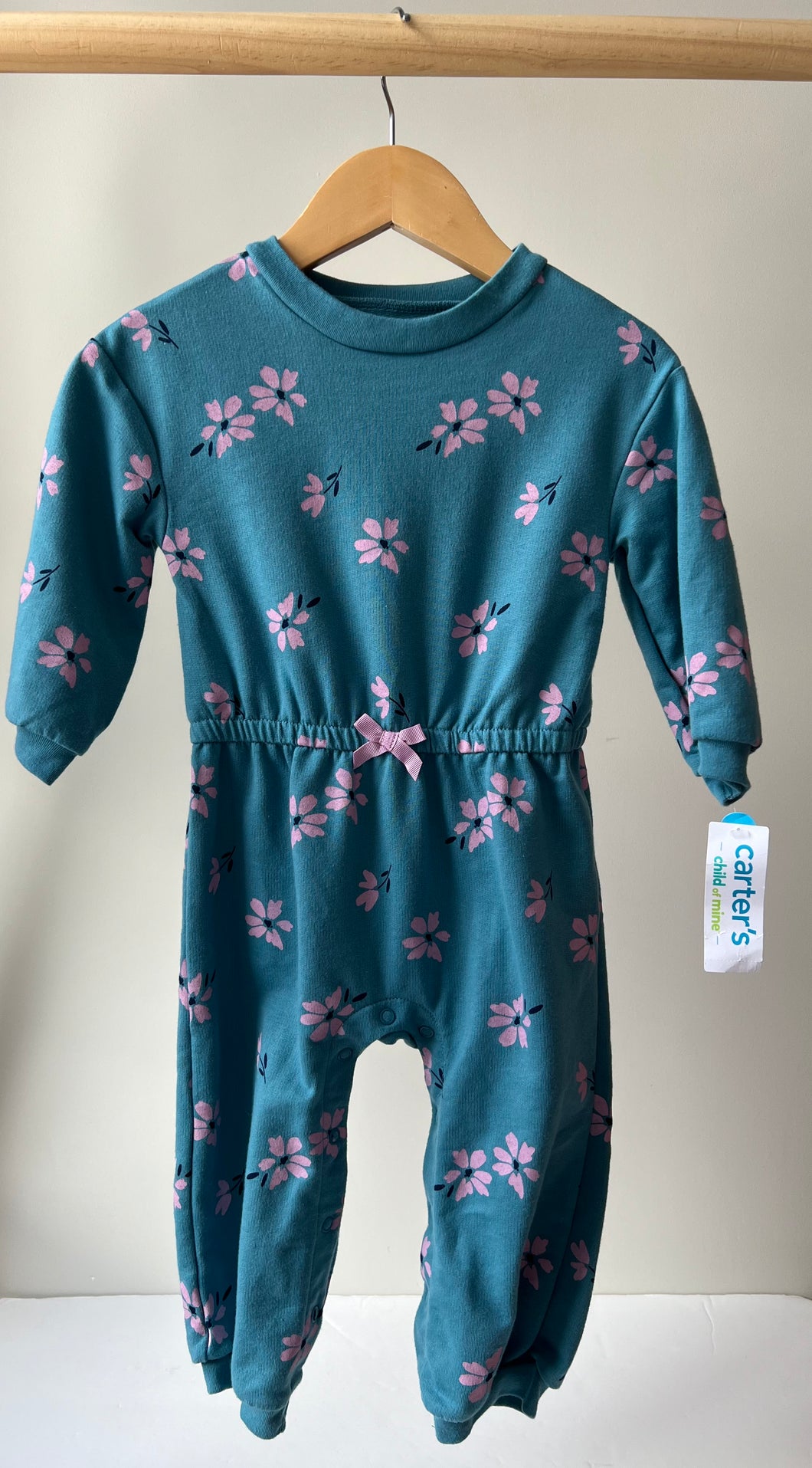 *With Tags* Floral Sweater Romper 18M