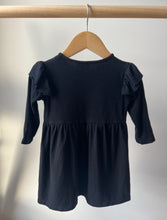 Load image into Gallery viewer, Wooley Doodle Long Sleeve Flutter Dress 18-24M
